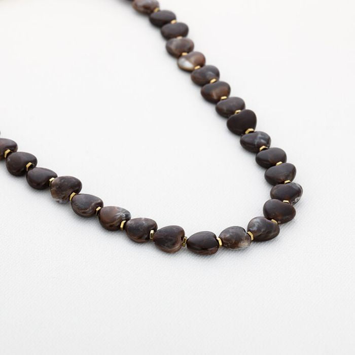 Kralenketting Amour S - Bruin