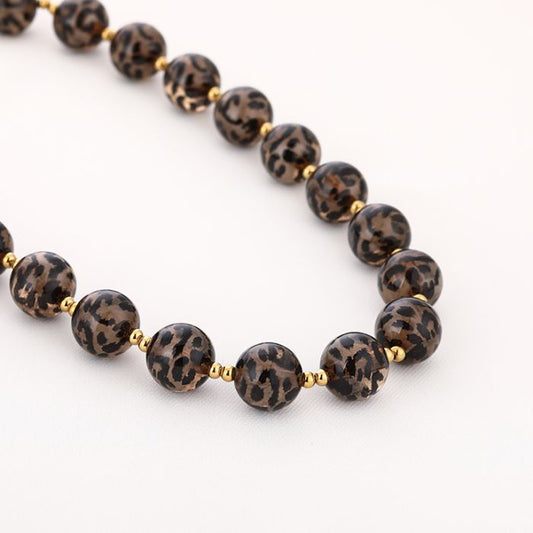 Kralenketting Animal - Tijger/Goud