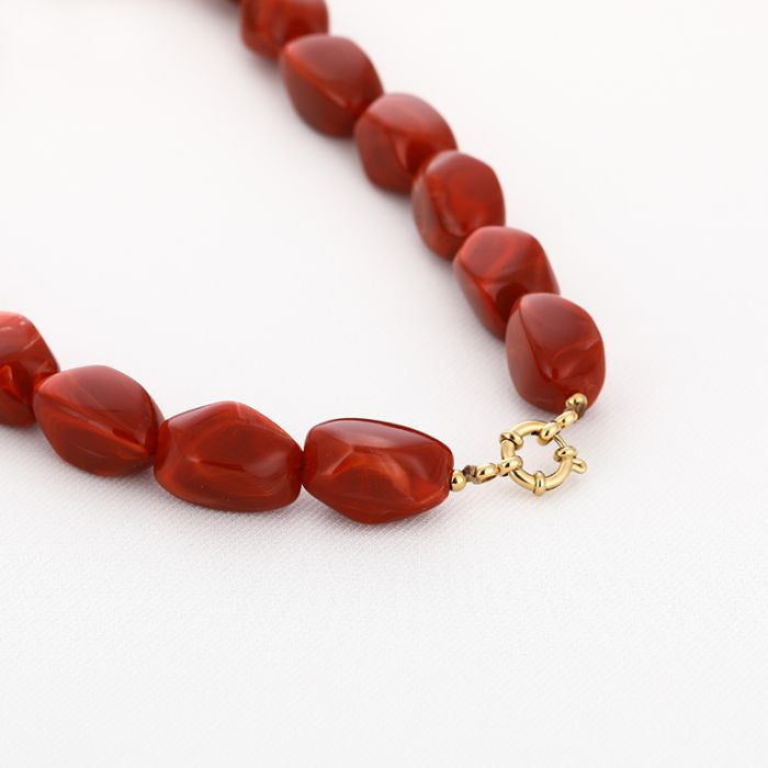 Kralenketting Flame - Oranje