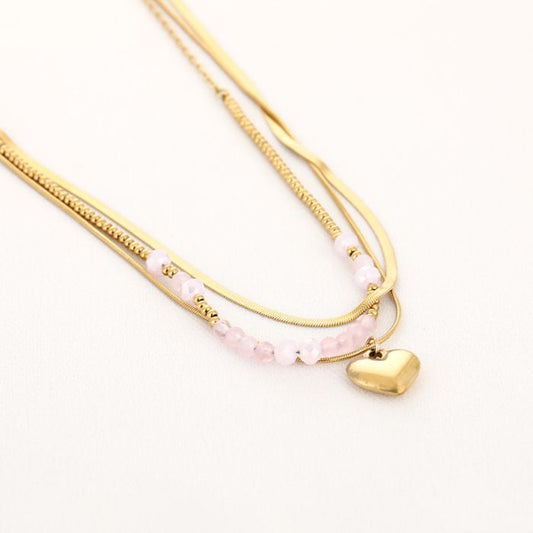 Ketting Palma - Roze