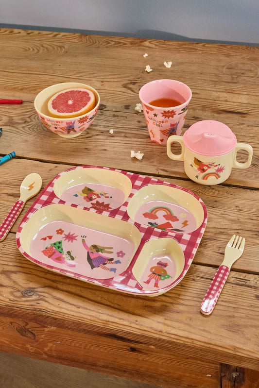 Rice - Kinderbord - Hero Roze