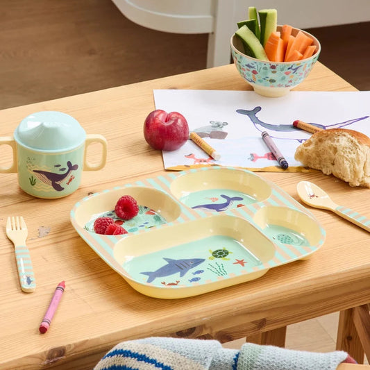Rice - Melamine bowl small - Mint Ocean