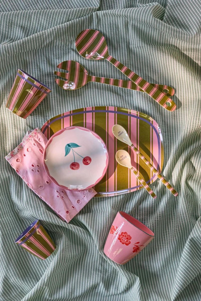 Rice - Melamine plate - Streep delight