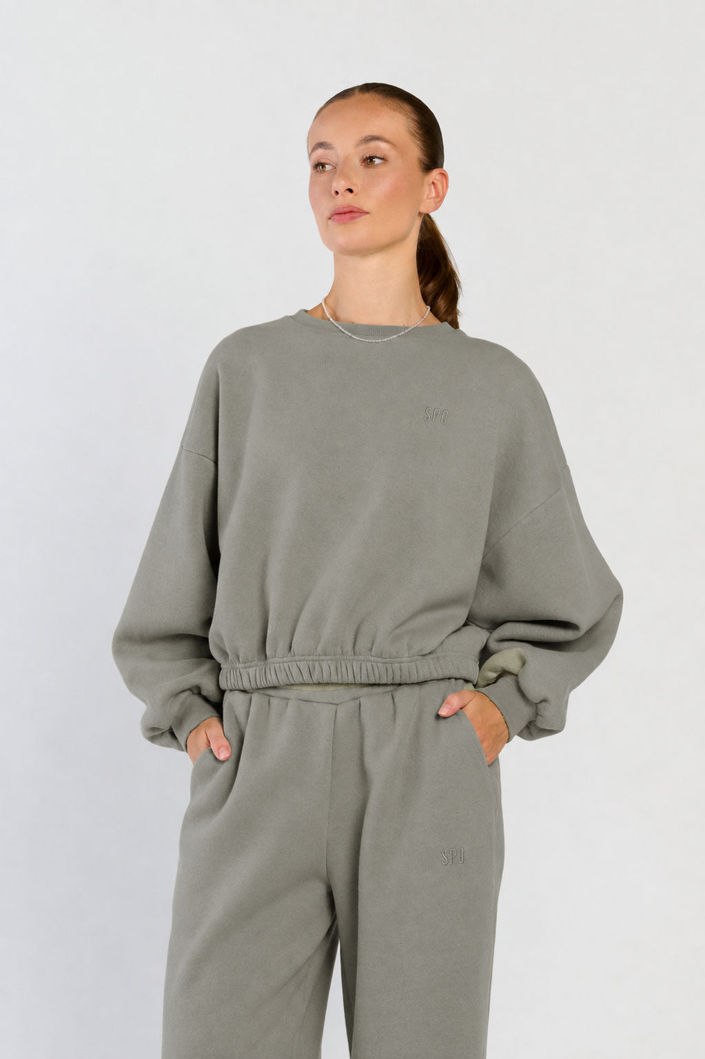 Spooq - Liene sweater - Mineral green
