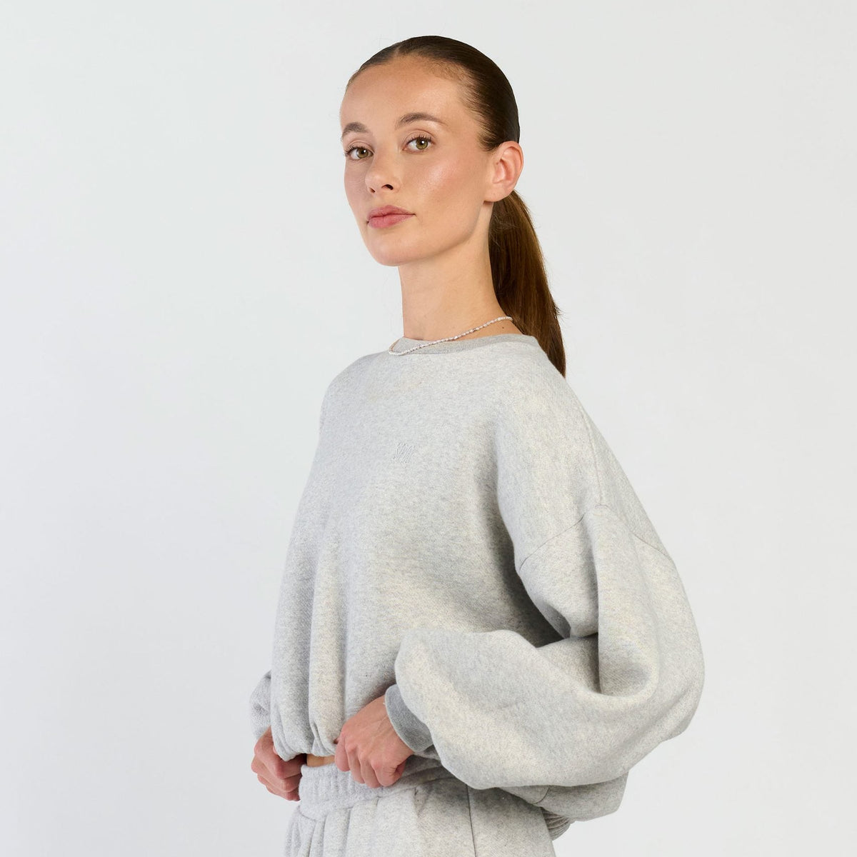 Spooq - Liene sweater - Grey melange