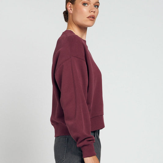 Lucy sweater - Mauve wine