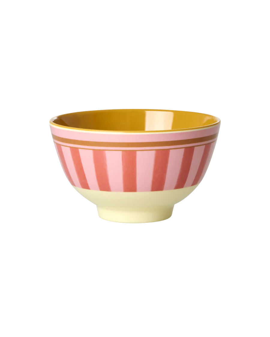 Rice - Melamine Bowl Small - Organic Stripes