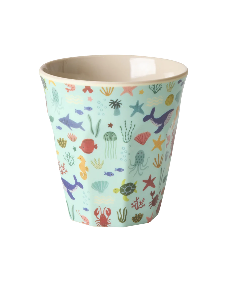 Rice - Medium Beker Ocean Blauw