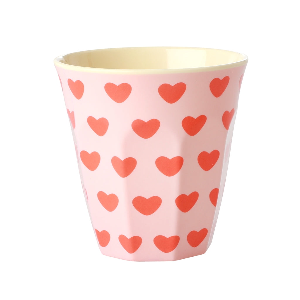 Melamine cup medium - Rice Sweet Hearts