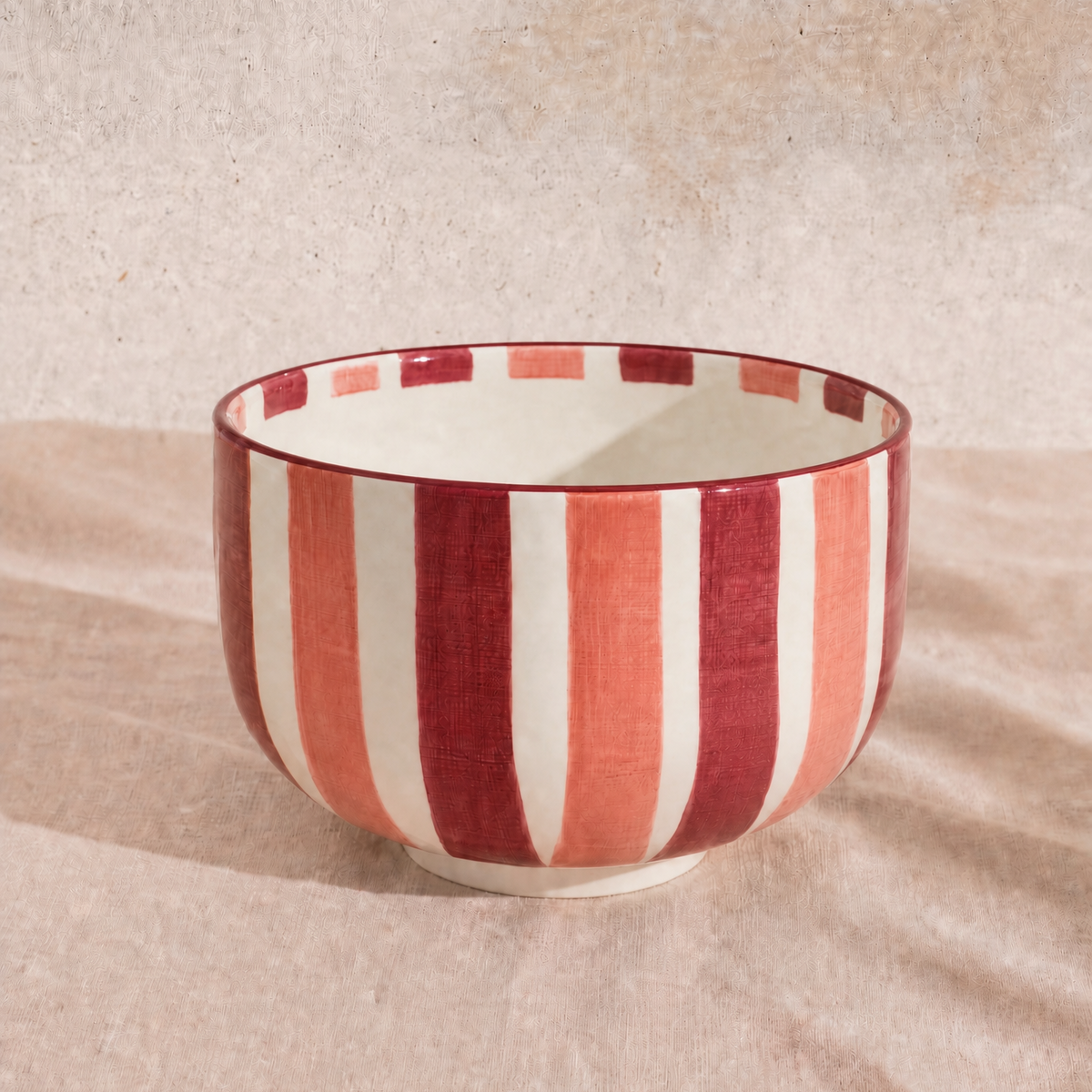 Niné kitchenware - Bowl Blush/Burgundy Jules
