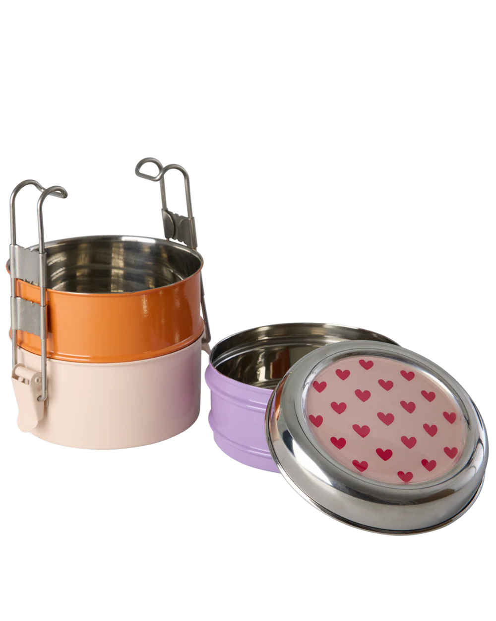 Rice - Roestvrijstalen Lunchbox - Heart Print