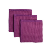 Afbeelding in Gallery-weergave laden, Vaatdoeken Set Vivid Purple - set van 3