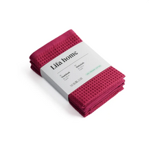 Afbeelding in Gallery-weergave laden, Vaatdoeken Set Vivid Red - set van 3