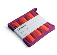 Afbeelding in Gallery-weergave laden, Pannenlappen Set Vivid Red Orange - set van 2