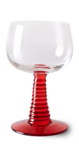 Afbeelding in Gallery-weergave laden, HK Living Wijnglas - Rood Lang