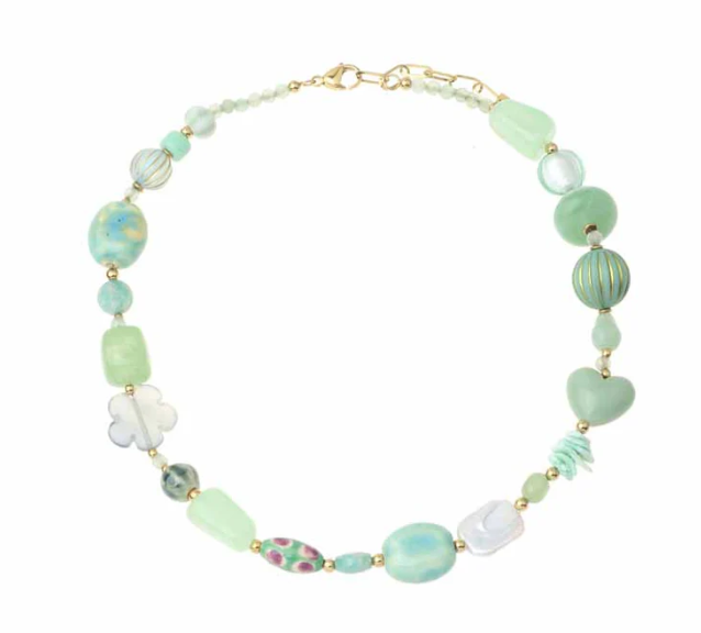 Kralenketting Lucky - Lichtgroen