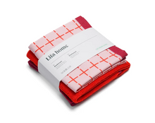 Afbeelding in Gallery-weergave laden, Theedoek en Handdoek Set Vivid Pink Orange