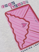 Afbeelding in Gallery-weergave laden, Ydence Sweater Love letter - Grey melange