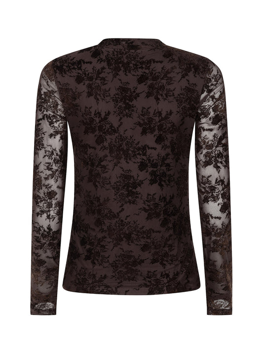 Ydence Top Brandy - Brown