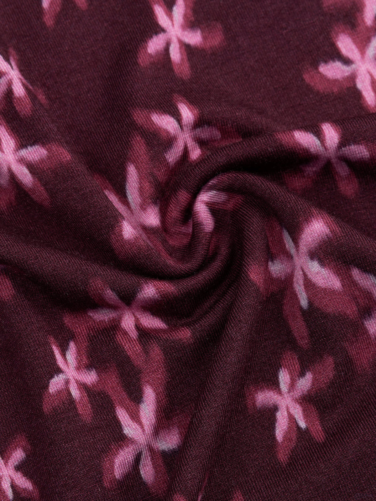 Ydence Top Vanya - Plum flower