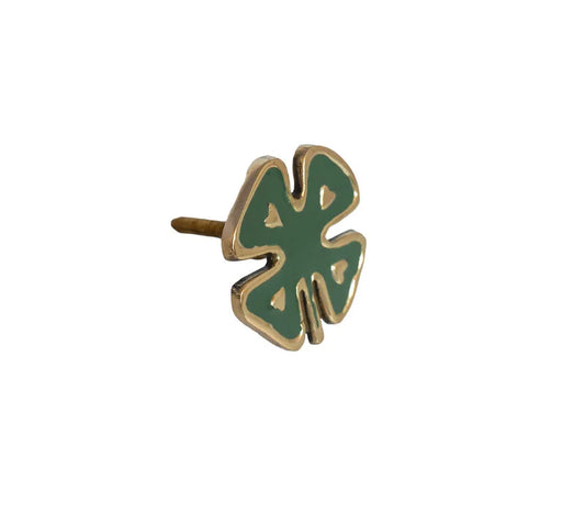 All The Luck In The World - Deurknop messing lucky klaver - Groen