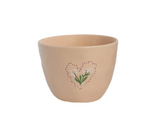 Afbeelding in Gallery-weergave laden, All the luck in the world - Grote beige mok bloemen hart