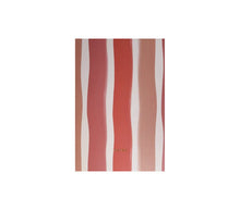 Afbeelding in Gallery-weergave laden, All the luck in the world - Klein notitieboekje met strepen roze/wit