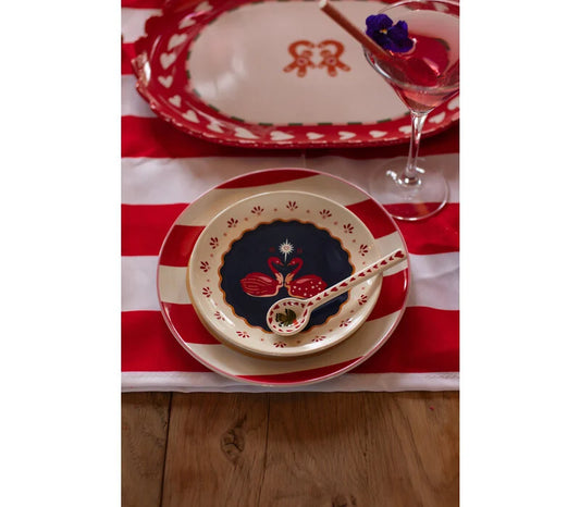 All the luck in the world - Lepel hartjes met vogel