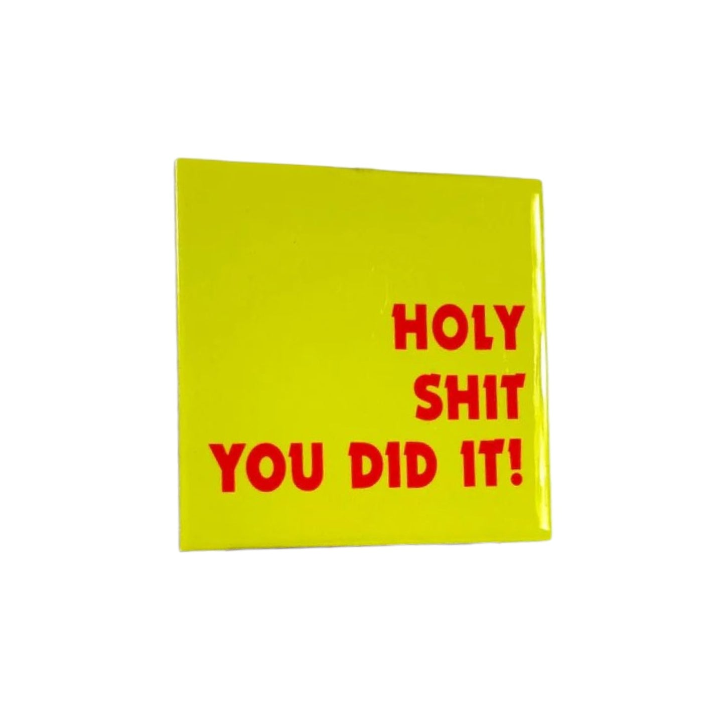 Tegeltje - Holy shit you did it