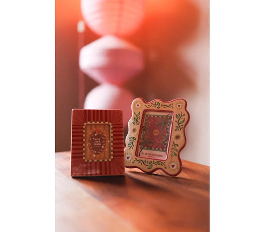 All the Luck in the World - Fotolijst Polaroid Roze Strepen