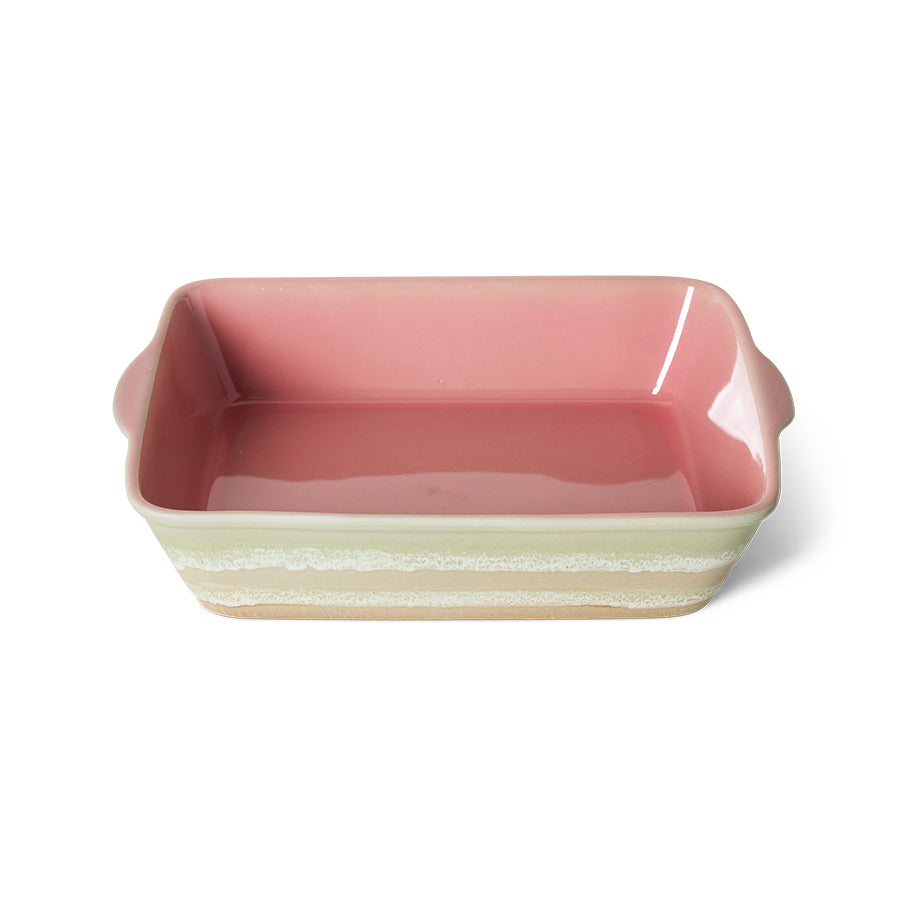 Hkliving 70s ceramics - Oven dish large, Umber