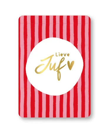 Kaart - Lieve Juf
