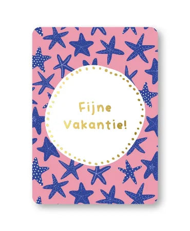 Kaart - Fijne vakantie