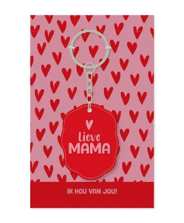 Sleutelhanger - Lieve mama