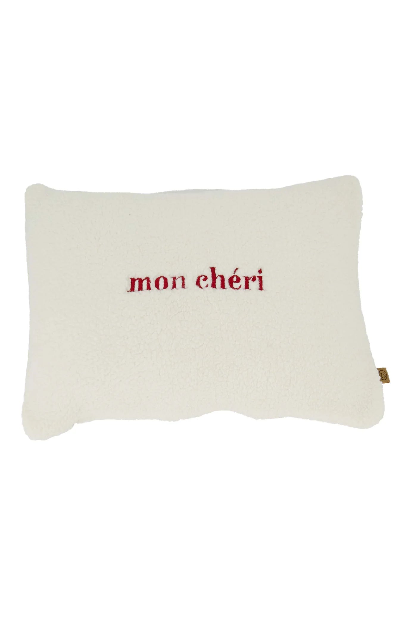 Zusss Kussen Teddy mon cheri - Wit/Rood