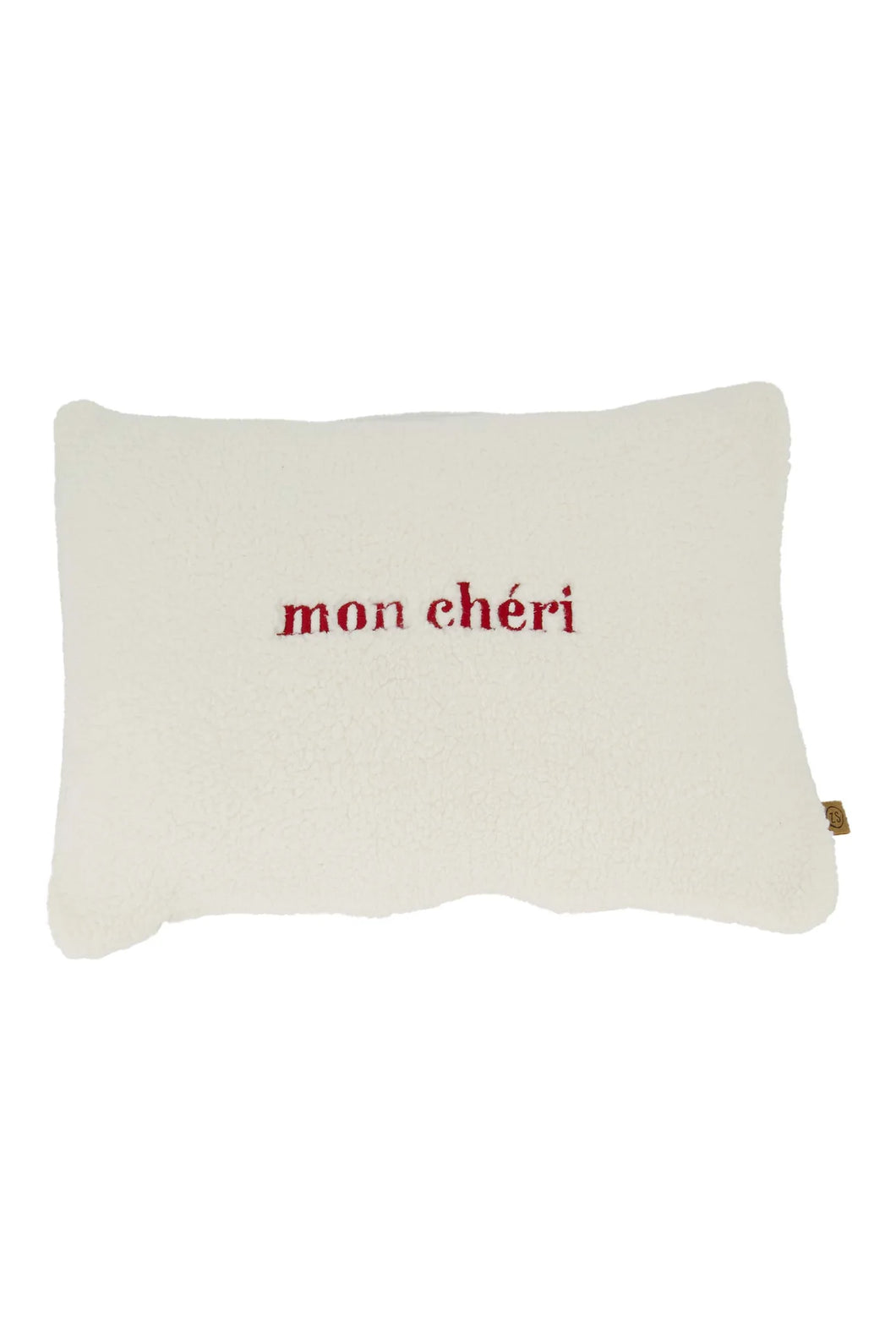 Zusss Kussen Teddy mon cheri - Wit/Rood