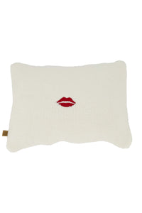 Zusss Kussen Teddy mon cheri - Wit/Rood