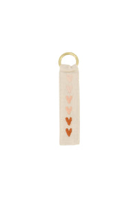 Zusss Sleutelhanger Roze Hartjes