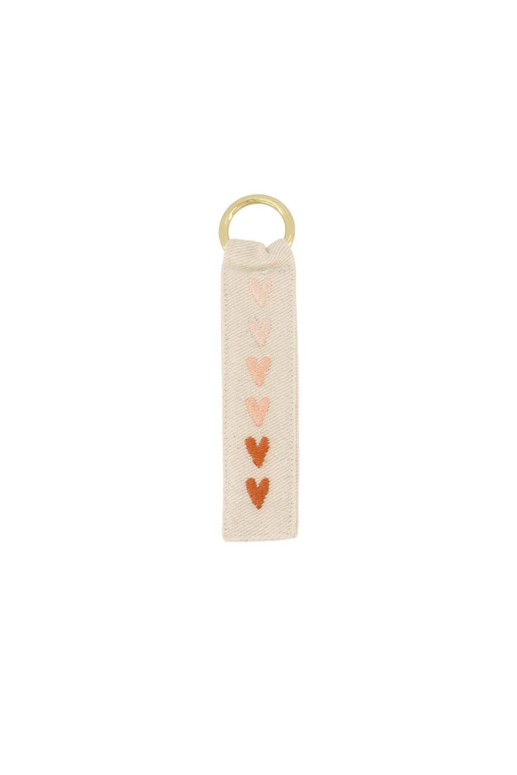 Zusss Sleutelhanger Roze Hartjes