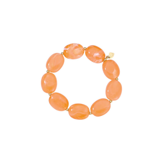 Kralen armband oranje
