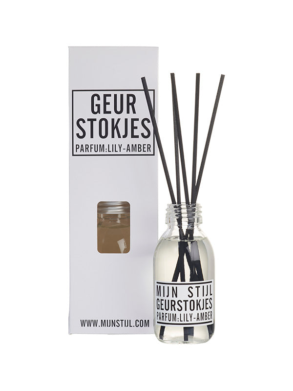 Mijn stijl - Geurstokjes Lily-amber
