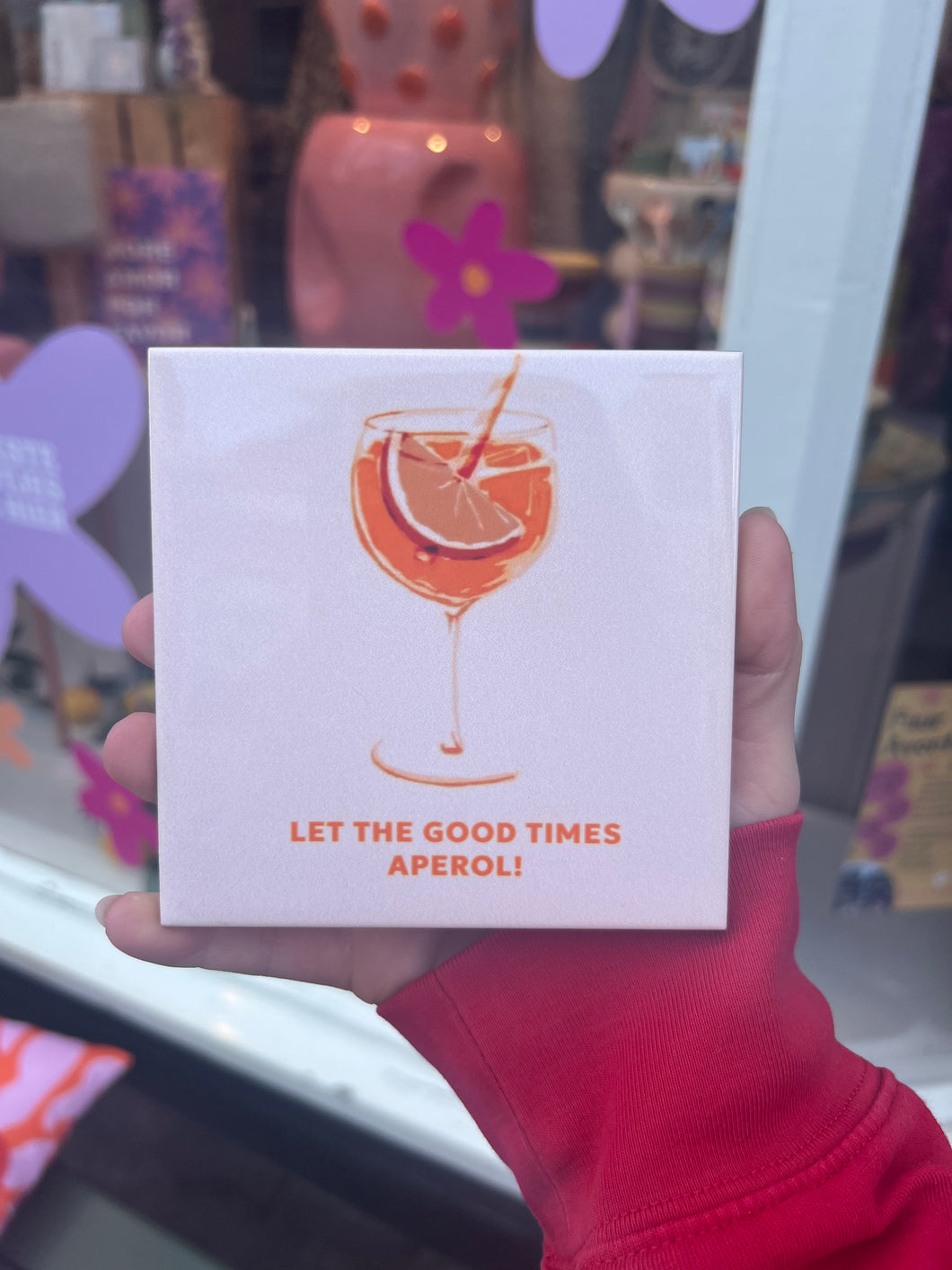 Tegeltje - Let the good times aperol!