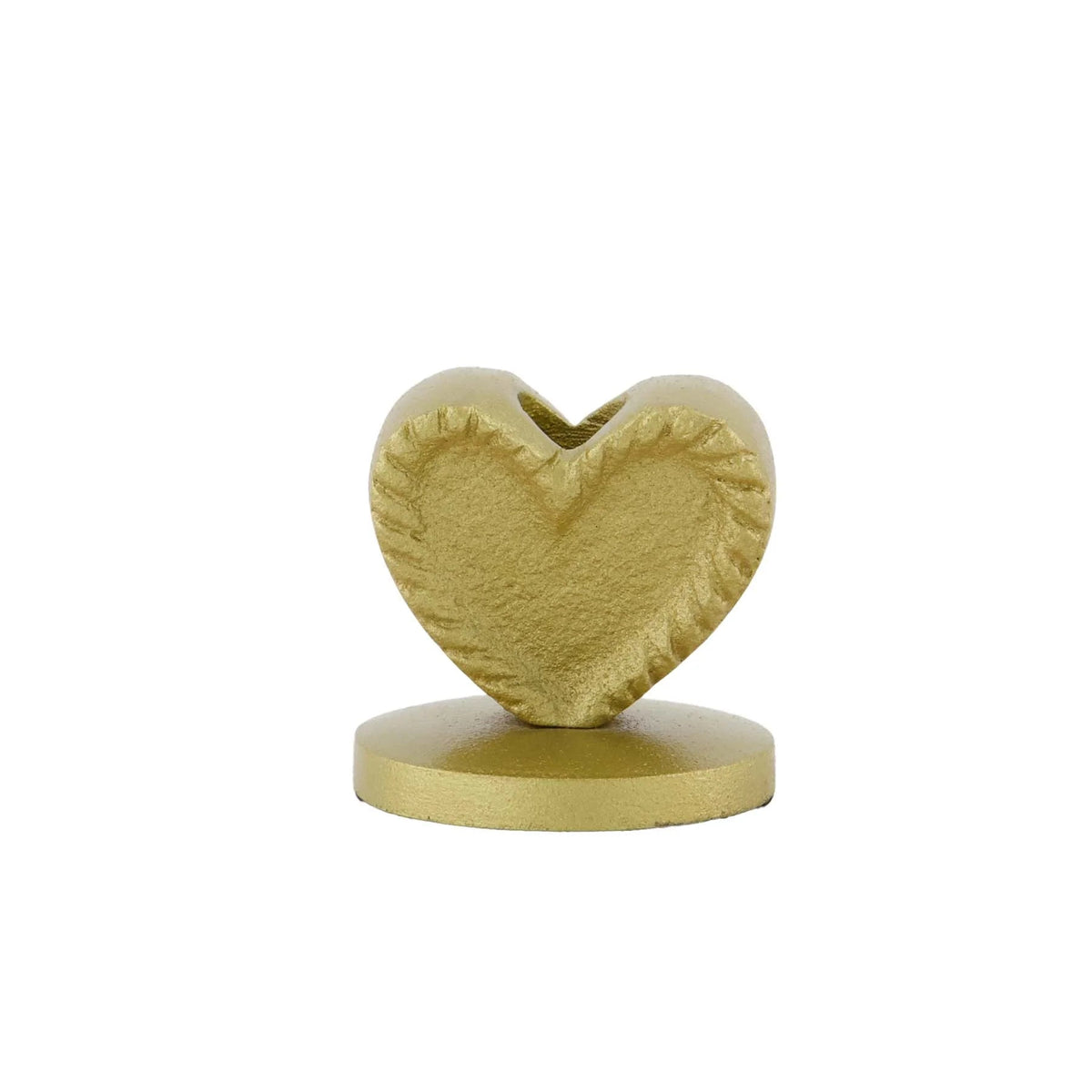 Zusss - Metalen kandelaar Hart goud