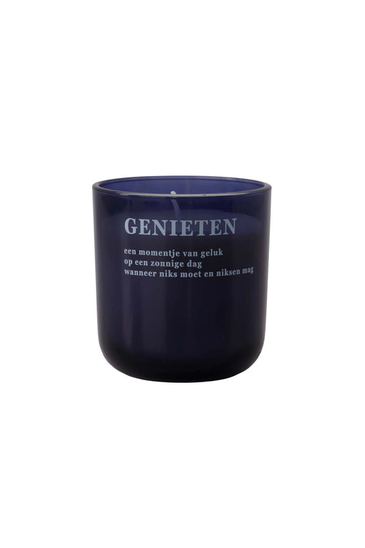 Zusss - Geurkaars glas genieten