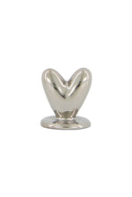 Afbeelding in Gallery-weergave laden, kaartenstandaard keramiek hartje zilver
