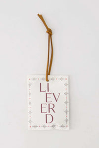 Zusss - Geurzakjes lieverd sparkle - wit/donkergroen