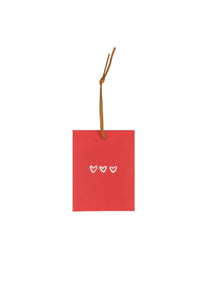 Zusss mini Geurzakje schone was hartjes - Rood