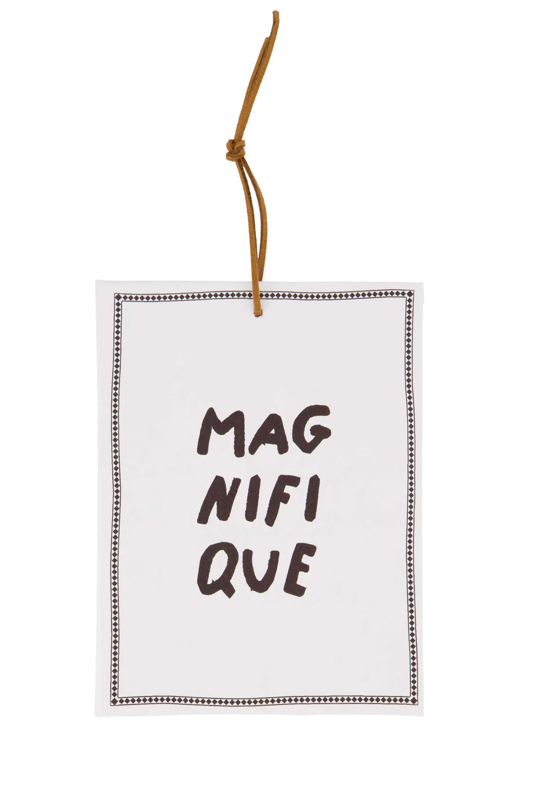 Zusss - geurzakje Magnifique - wit/antracietgrijs