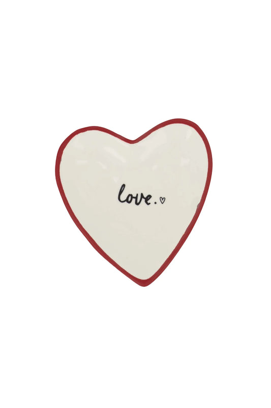 Zusss Theetipje - Hartje Love - Wit / Rood