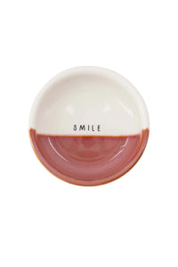 Zusss - Dipschaaltje Smile wit/burgundy